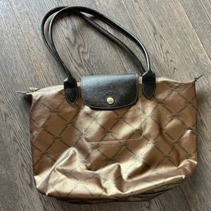 *RARE* Longchamp Metallic Modele Depose Tote